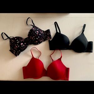 3 piece 36B bra set